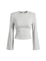 grey melange long sleeve