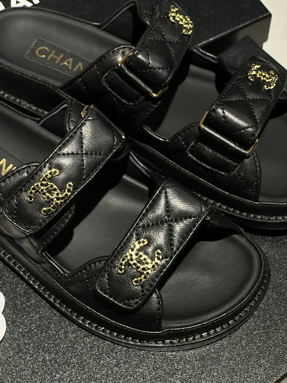 Шлепанцы CHANEL