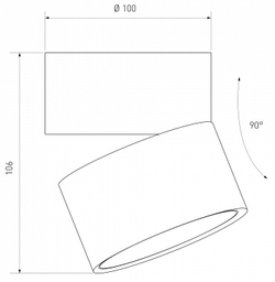 Накладной светильник Elektrostandard DLR031 15W 4200K 3100 черный матовый
