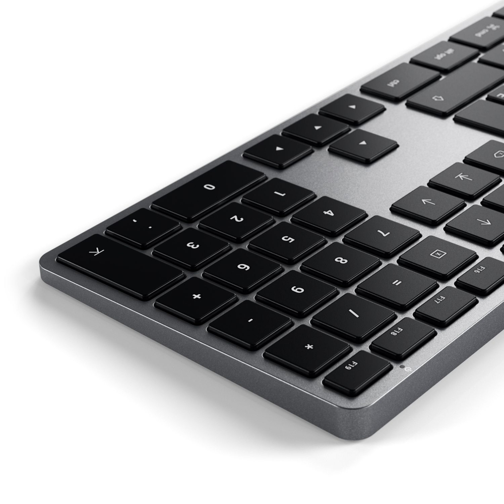 Клавиатура Satechi Slim W3 USB-C Wired Keyboard-RU. Раскладка - Русская. Цвет- Серый космос.