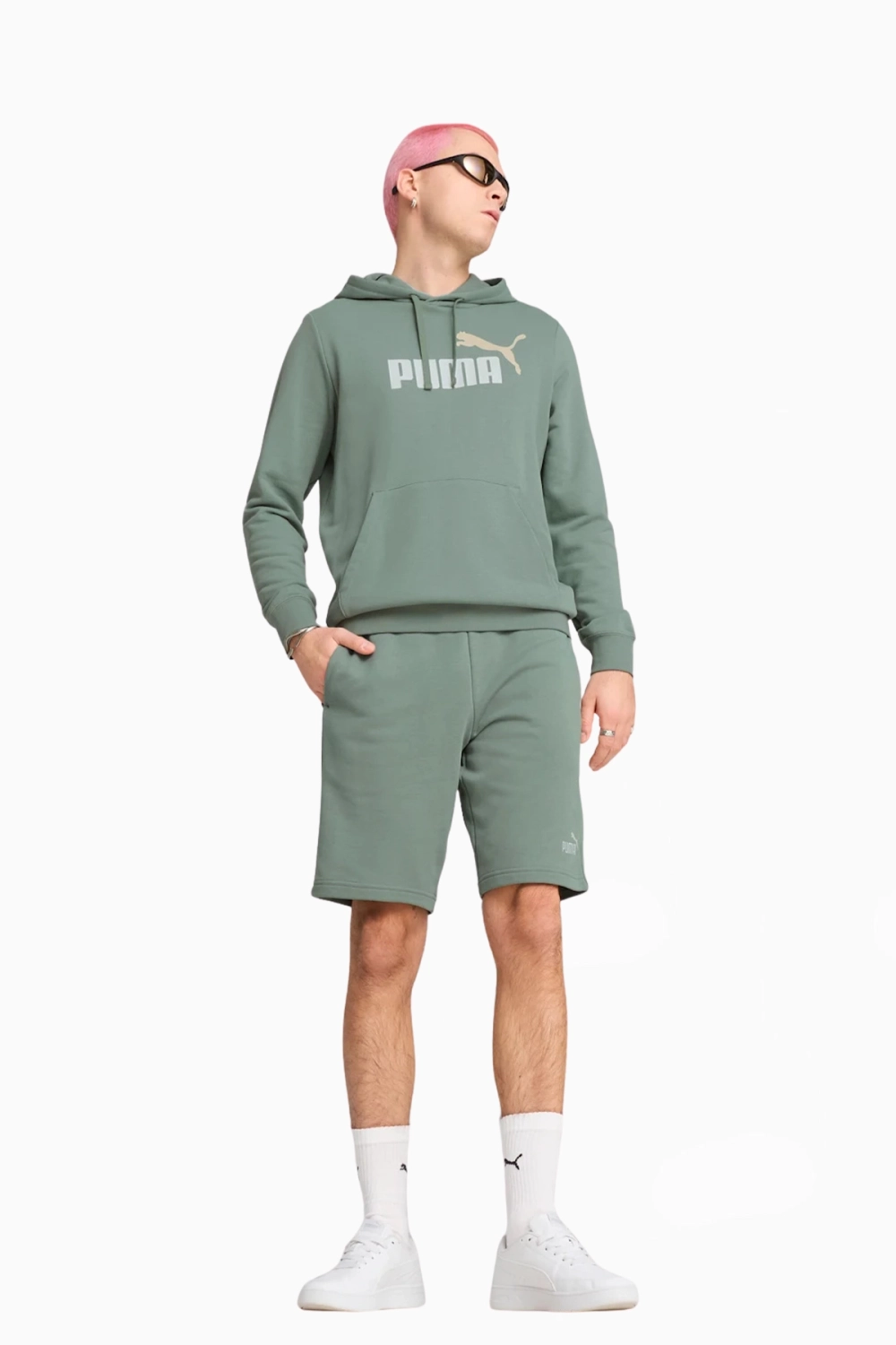 Шорты Puma Essentials 2 Color No. 1 Logo - зеленый