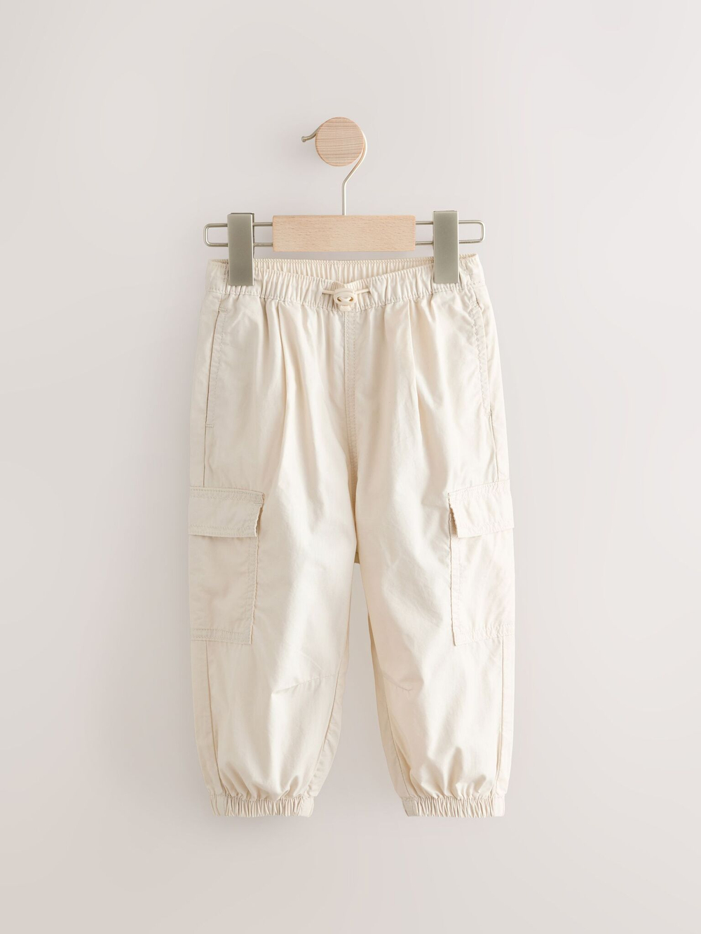 Брюки багги карго для мальчика Next E82-337, Молочный