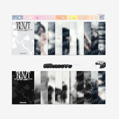 Набор POSTCARD BOOK & ROLL STICKER SET - RUN IT