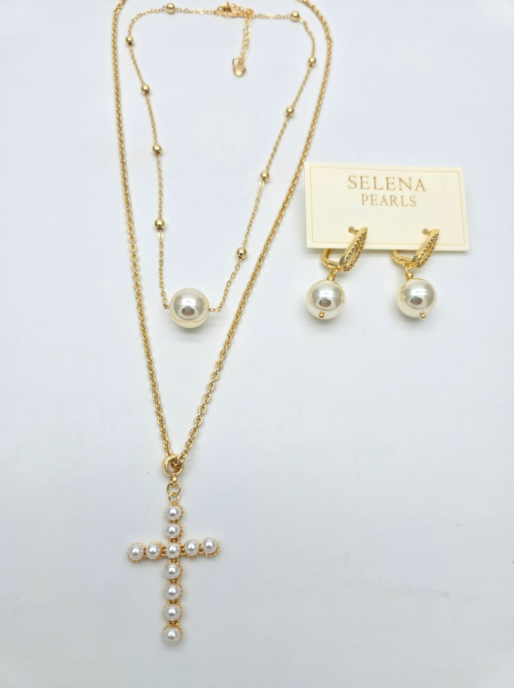 91003848 Колье Selena Pearls