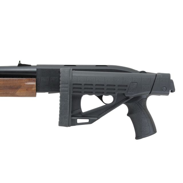 Складной приклад Бекас 12, 16, DLG Tactical налево