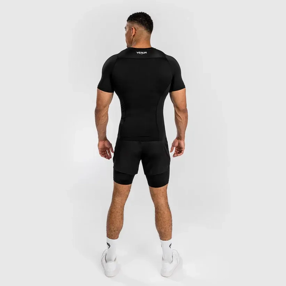 Рашгард Venum Attack SS Black\Grey