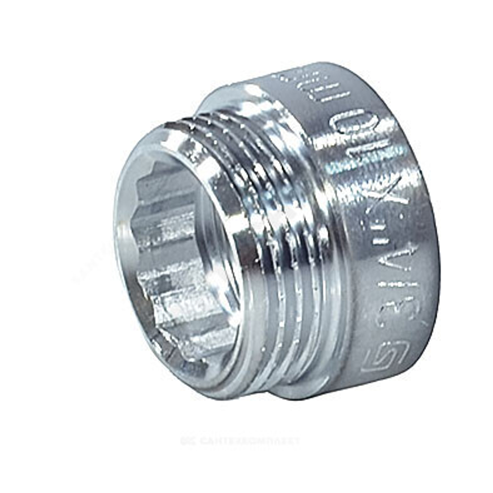 Удлинитель латунь хром Ду 15 (1/2") L=20мм ВР/НР SantechSystems