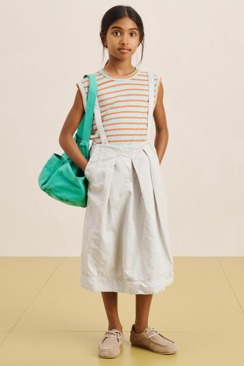 ZARA СУМКА-ТОУТ, ЗЕЛЕНЫЙ