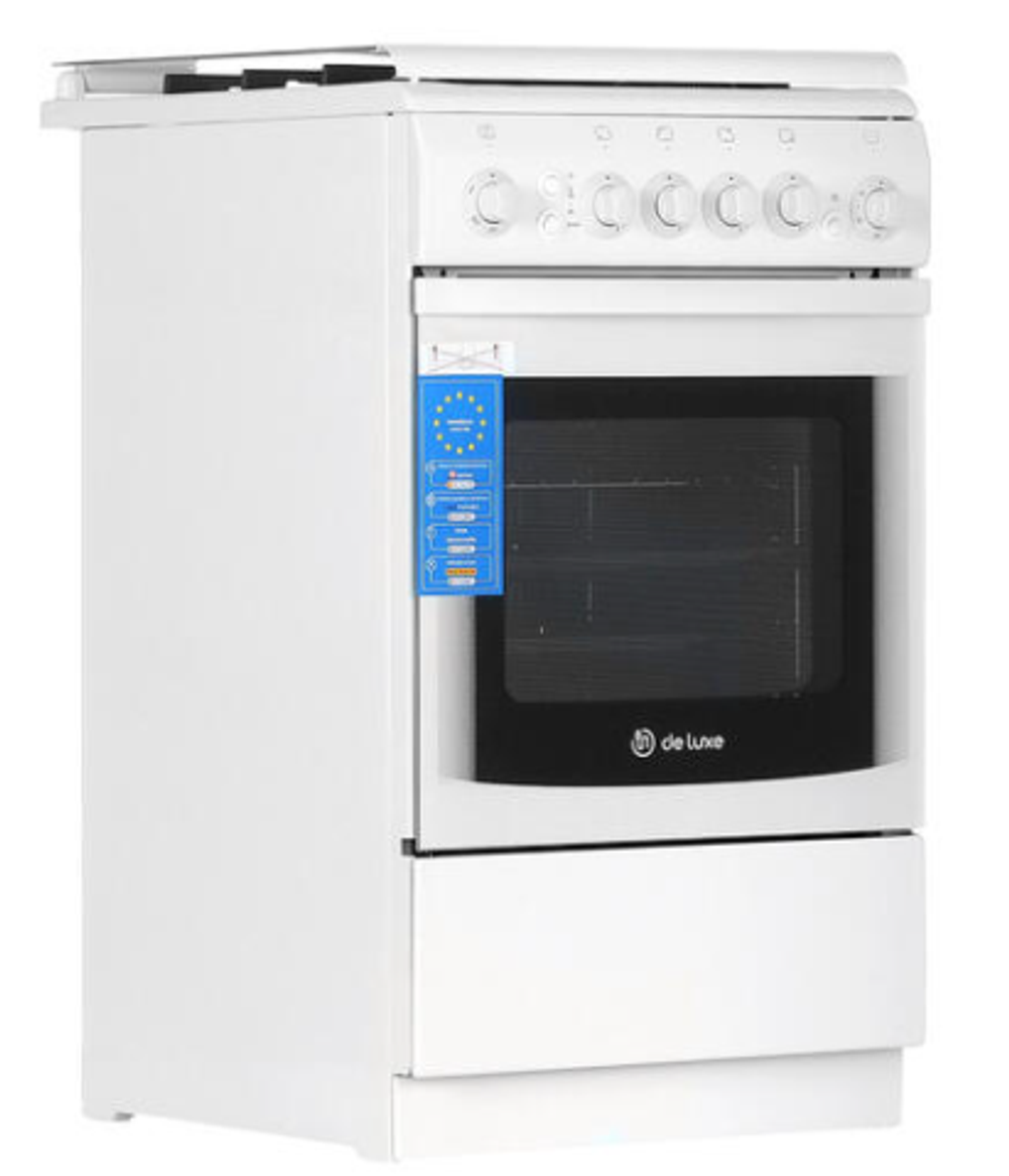 Плита газовая DE LUXE 506040.11г (кр) ЧР белая