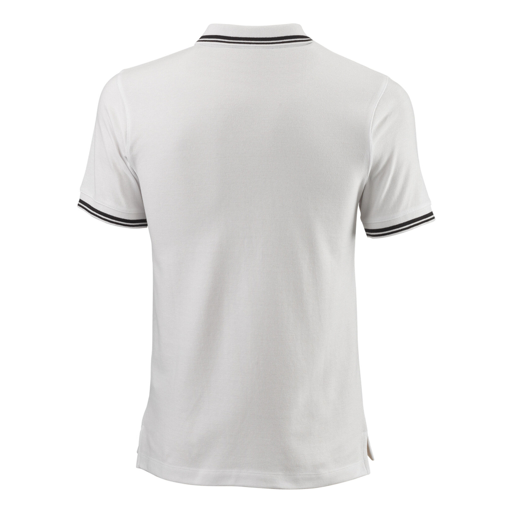 Мужское теннисное поло Wilson Polo Men - White, Grey