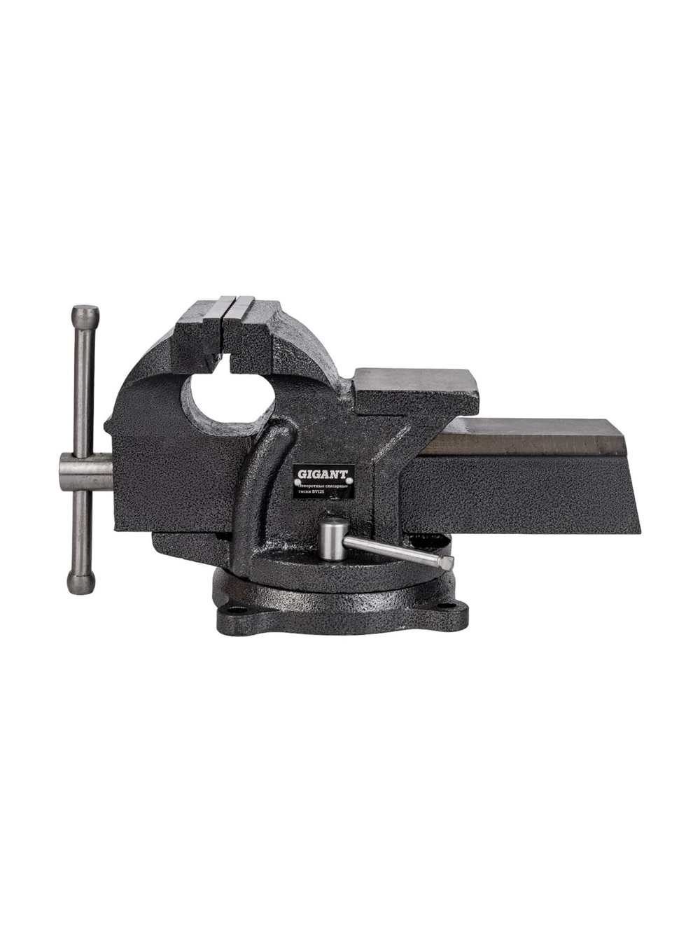 Поворотные слесарные тиски с шириной губок 125мм Gigant BV 125