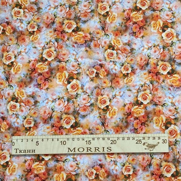 Желтые Розы, 100% хлопок Handmade Fabrics 2