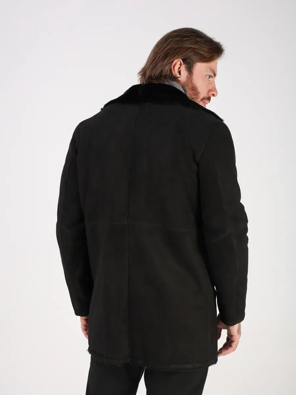 Дубленка зимняя натуральная куртка - пальто