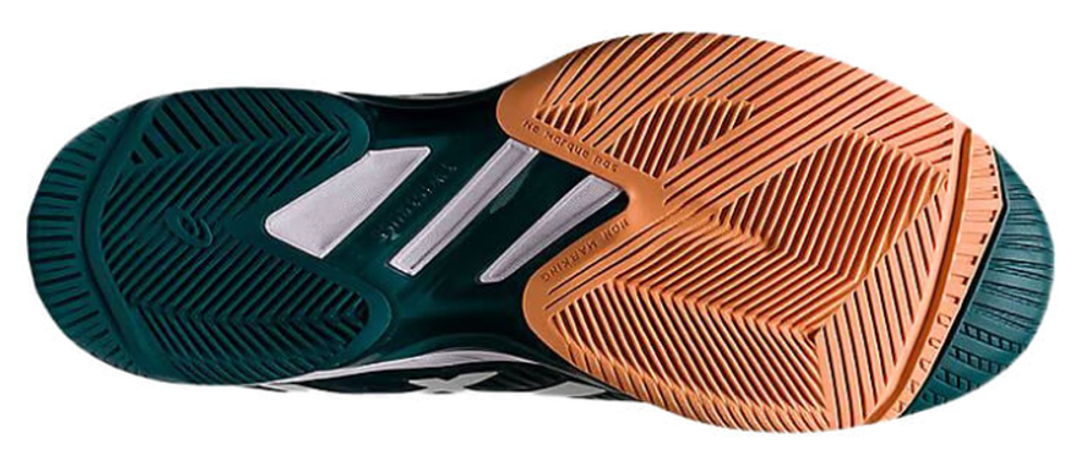 Мужские кроссовки теннисные Asics Solution Speed FF 2 - velvet pine/white