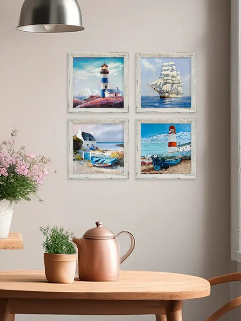 Картины на стену интерьерные на холсте 4 шт