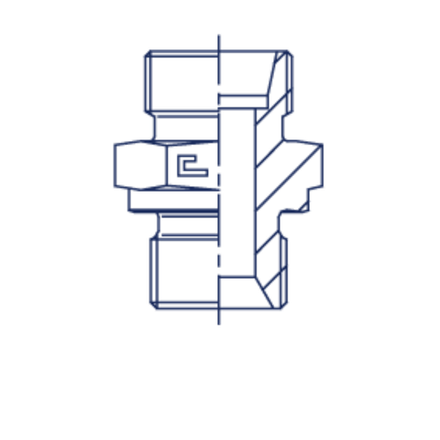 Штуцер FB DS08 BSP 1/4" (корпус)