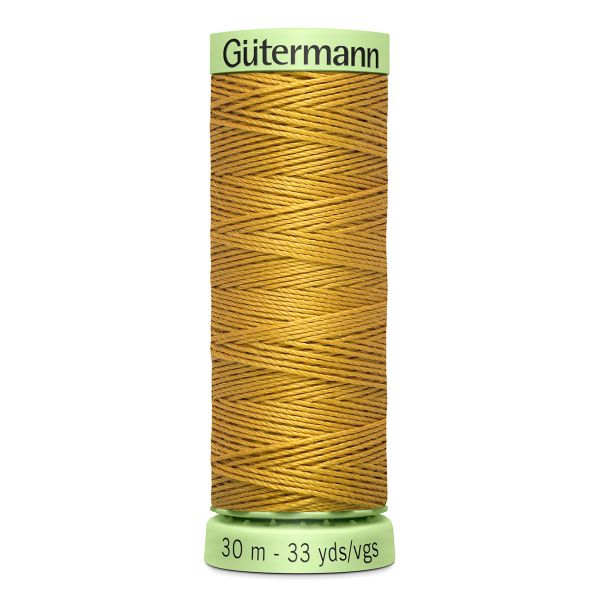 Нитки отделочные Gutermann Top Stitch 30 (30 метров), 5 кат. | 968 золотой