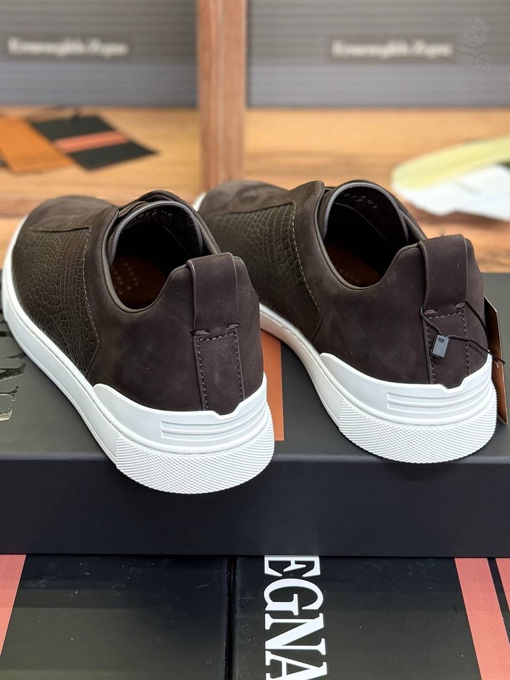 Кеды Zegna Triple Stitch