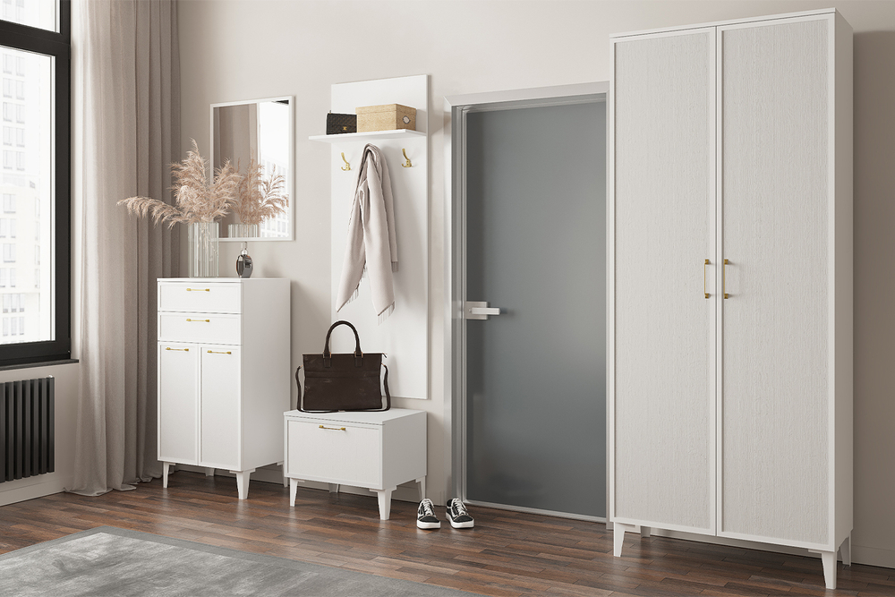 Зеркало навесное Толедо ТЗ-30, Белый