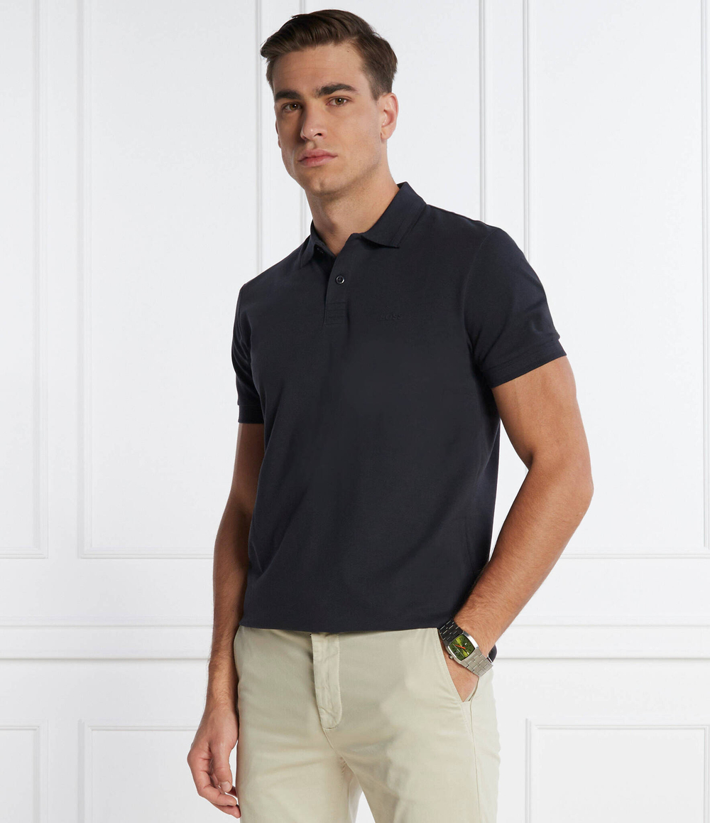 Поло Pio 1 BOSS GREEN - темно-синий(50507583)