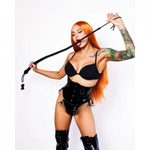 Кнут Scandal из натуральной кожи (черный)