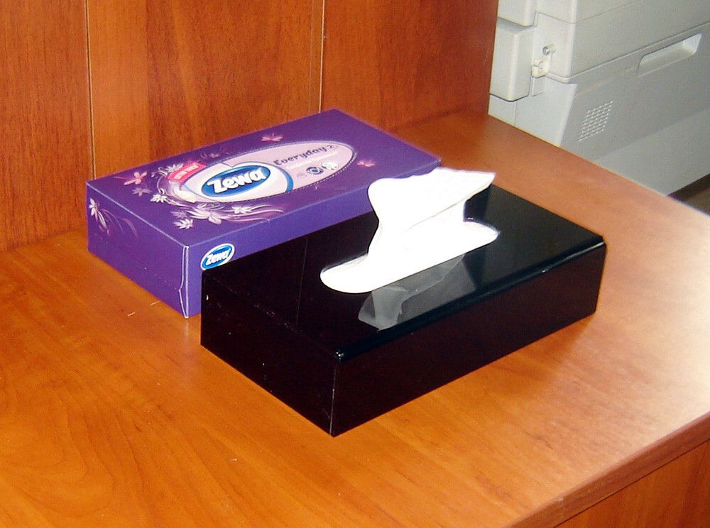 Диспенсер для салфеток 235х125х59 мм черный