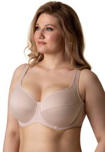 Бюстгальтер на каркасах с мягкой чашкой (Размер: 90D) (Цвет: белый)