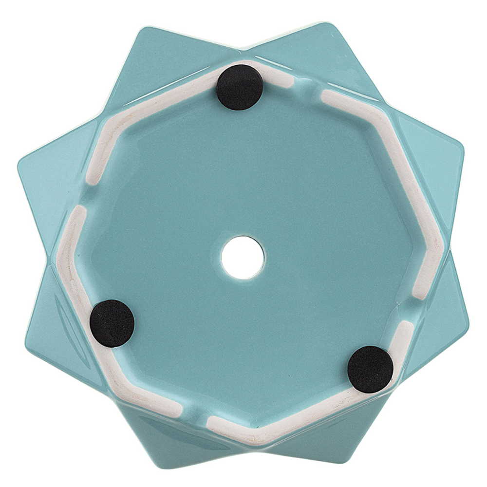 Горшок цветочный rhombus, 12,5 см, голубой