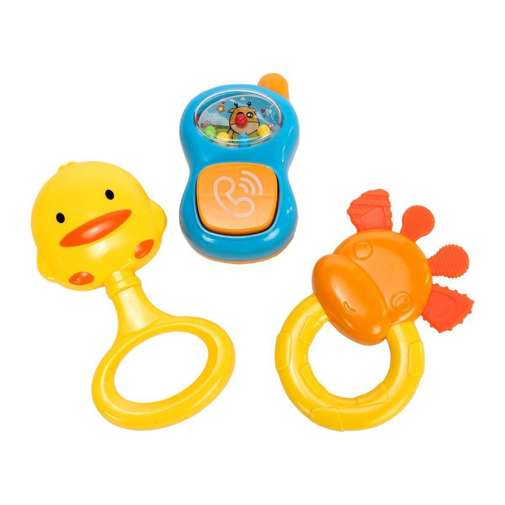 Набор погремушек 3шт, пакет 054-4