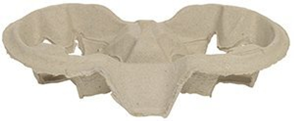 Держатель для 2-х стаканов, картонный, 193х108х42 мм, 428 штук