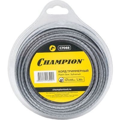 Леска CHAMPION Platin Saw 2.65мм*30м (зубчатая)   C7068