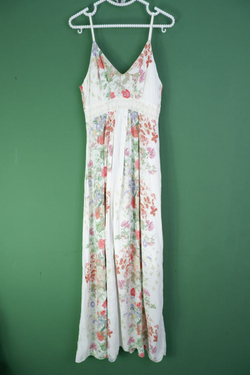 Платье хлопковое с цветами 40 размер