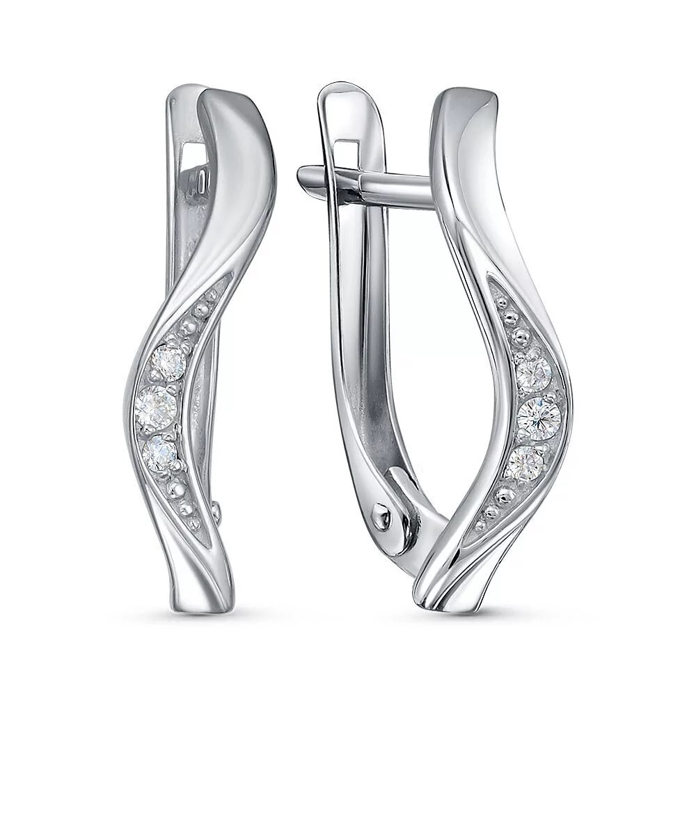 Серьги из серебра 925 пробы