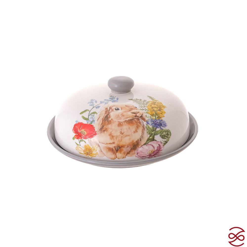Блюдо для блинов с крышкой Repast Honey Bunny 23*9,7 см