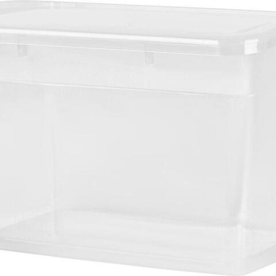 Ящик для хранения Keeplex Laconic прозрачный кристалл, 35х23,5х22,2см , 11л