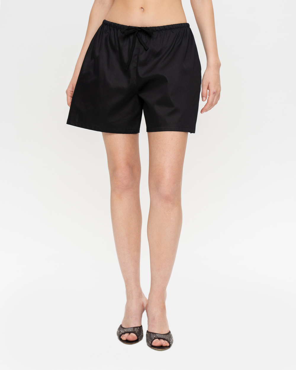 Шорты из хлопка на кулиске