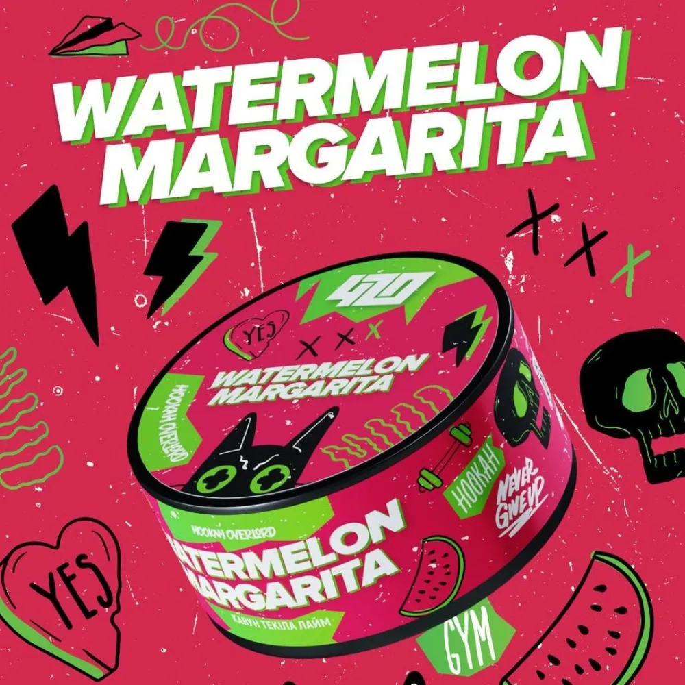420 Dark Line x Hookah Overlord - Watermelon Margarita (250г)