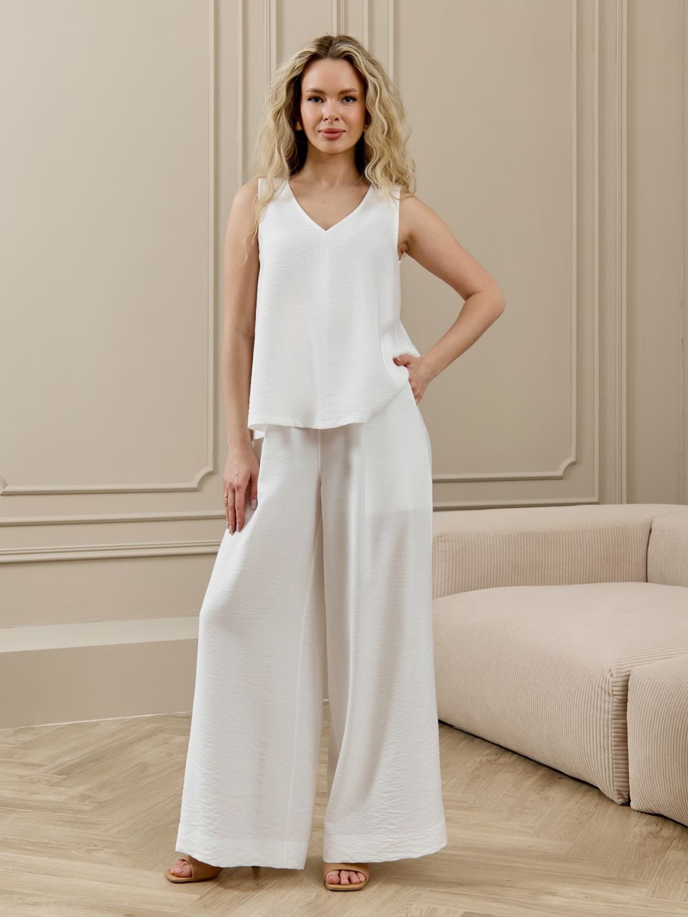 Блузка-топ женская Ясмина-2 Виотекс БЕЛЫЙ