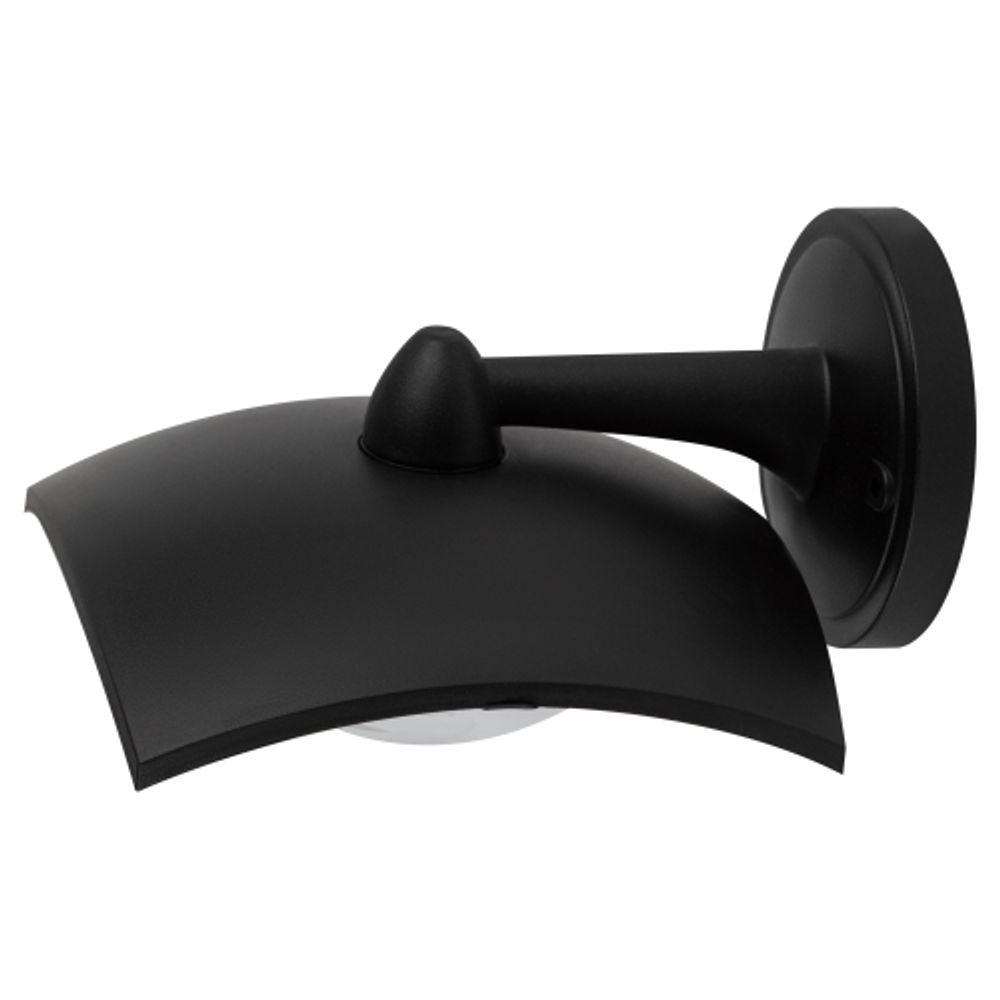 Садово-парковый светильник ЭРА ДБУ 07-8-004 Дели 4 черный 4 гранный настенный IP44 светодиодный 8Вт 6500K | Садово-парковые светильники