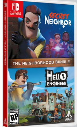 The Neighborhood Bundle: Secret Neighbor + Hello Engineer (картридж для Nintendo Switch, интерфейс и субтитры на русском языке)