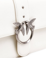 кожаная сумка через плечо love one Pinko - белый(100053 A0F1)