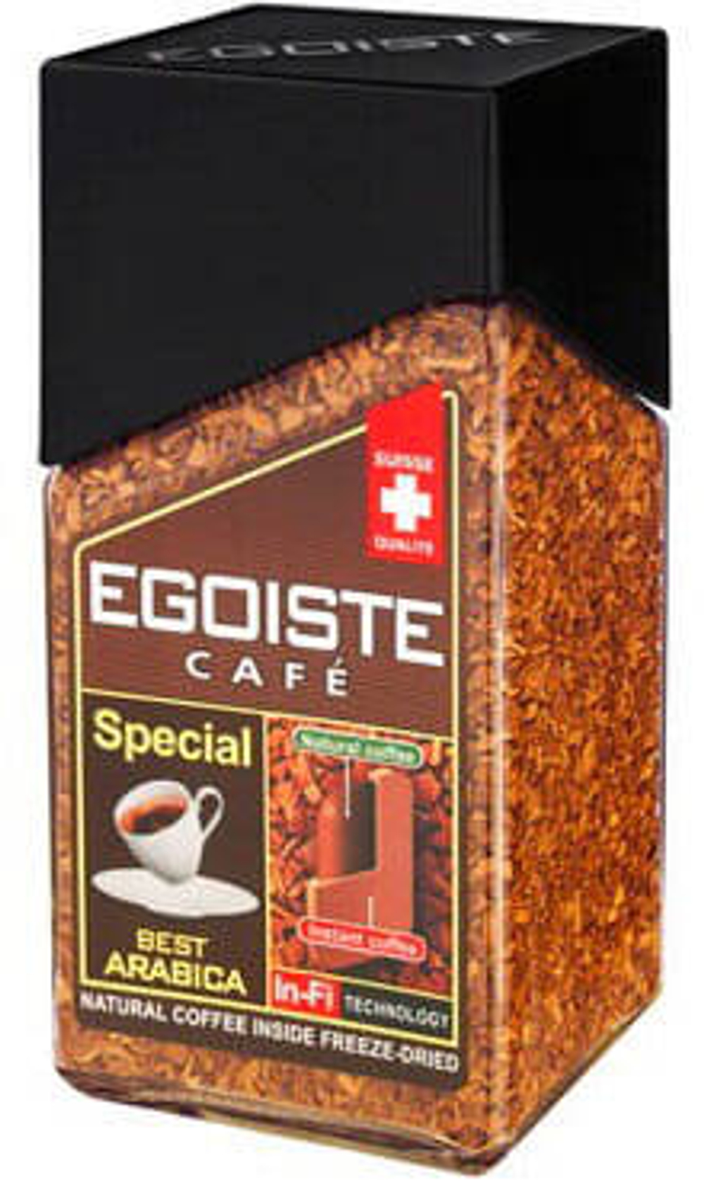 Кофе растворимый с молотым Egoiste Special 100 г.