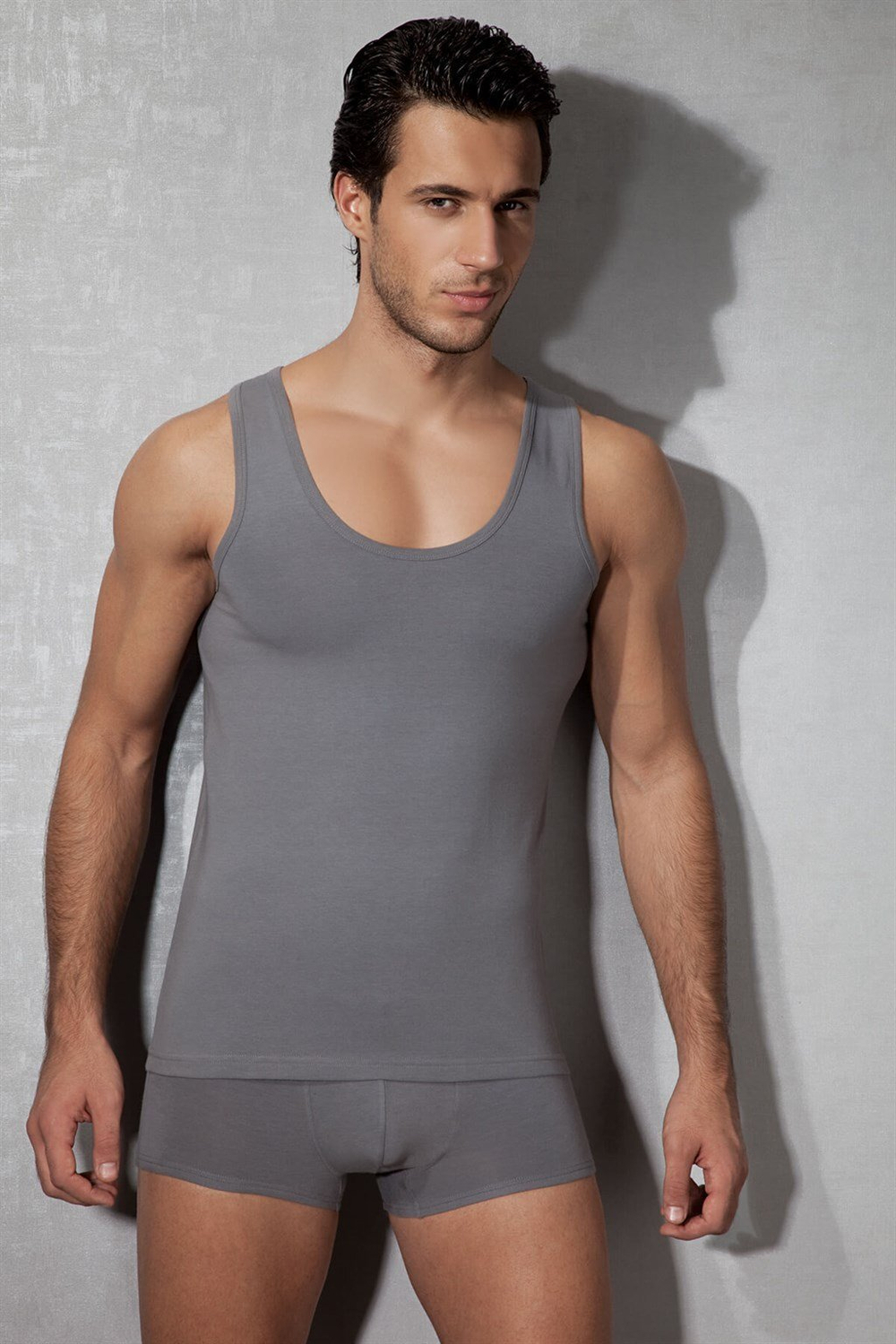 Классическая мужская майка с круглым вырезом Doreanse Weekend (Размер: L) (Цвет: бежевый)