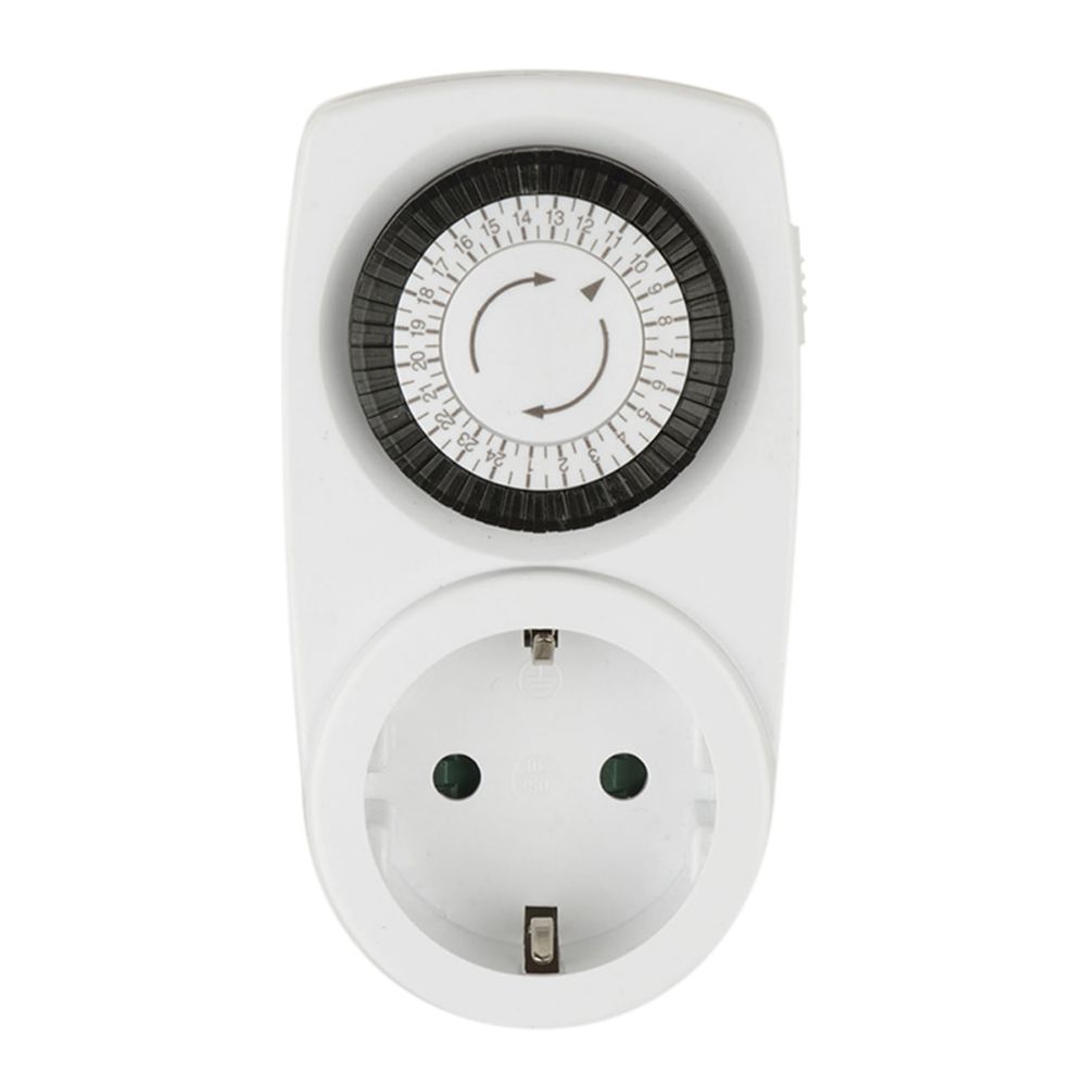 Таймер механический с розеткой UST-M10 WHITE 3500 Вт.