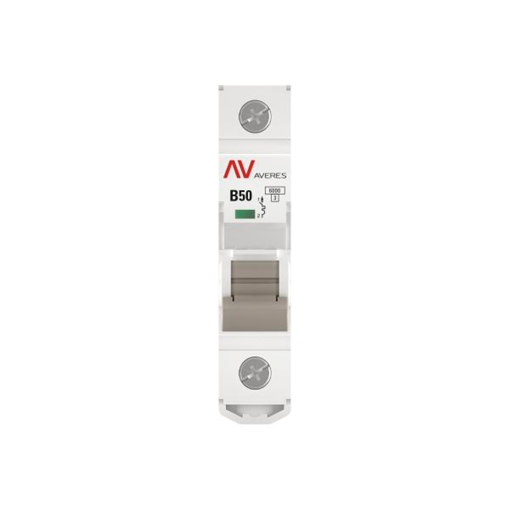 Выключатель автоматический AV-6 1P 50A (B) 6kA EKF AVERES