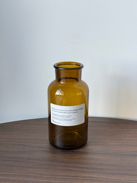 Ваза "Бутыль" Коричневая