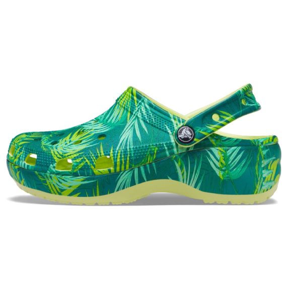 Crocs Classic Platform Tropical 'Green'