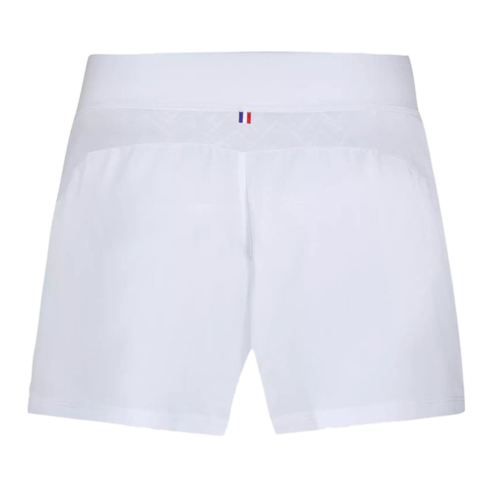 Женские теннисные шорты Le Coq Sportif Short 22 No.1 W - new optical white