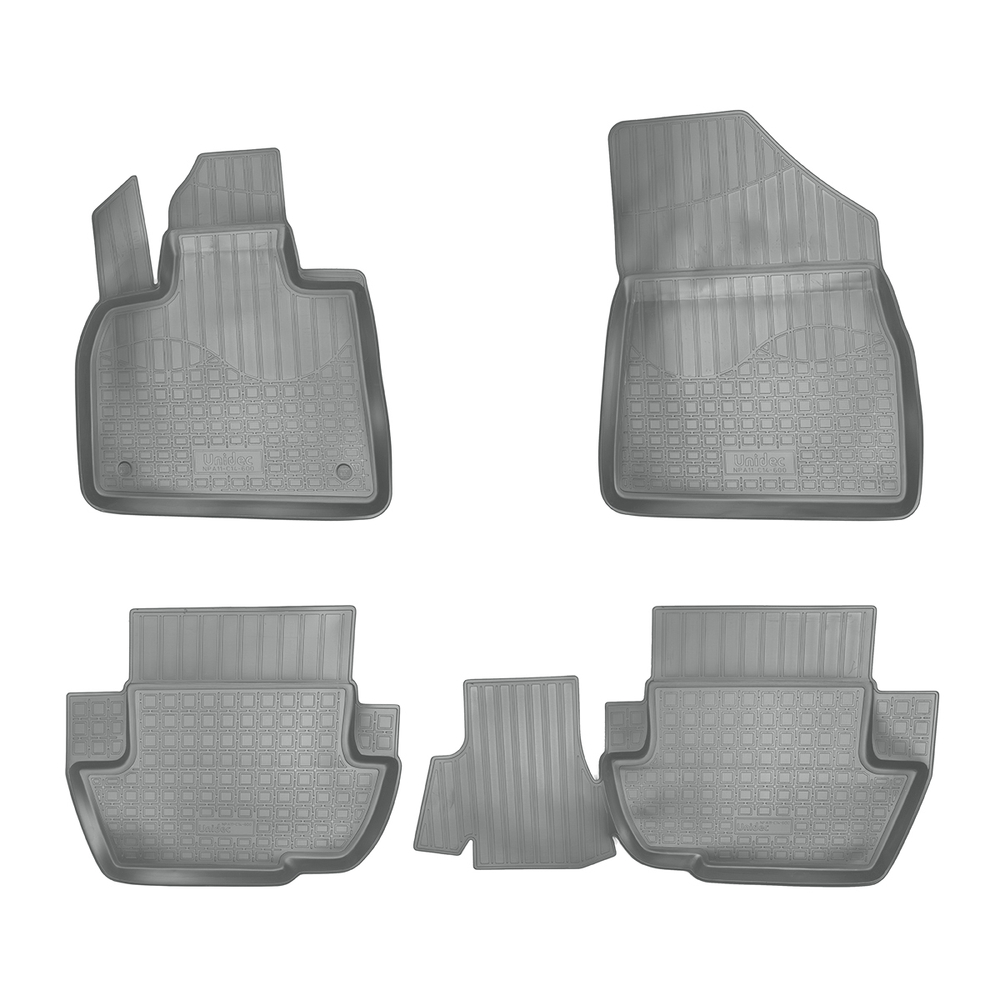 Ковры в салон Norplast/Unidec для Citroen DS5 в кузове K (2012-), Серый, арт.NPA11-C14-600-G