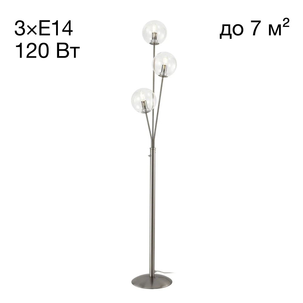 Citilux Томми CL102931 Торшер Матовый Хром